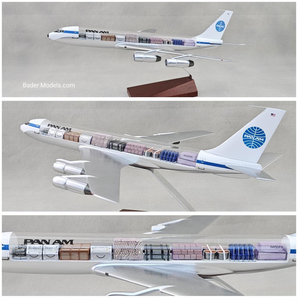 CLEARANCE - Pan Am - B707-300C - (1:100) - 180° Clear Top